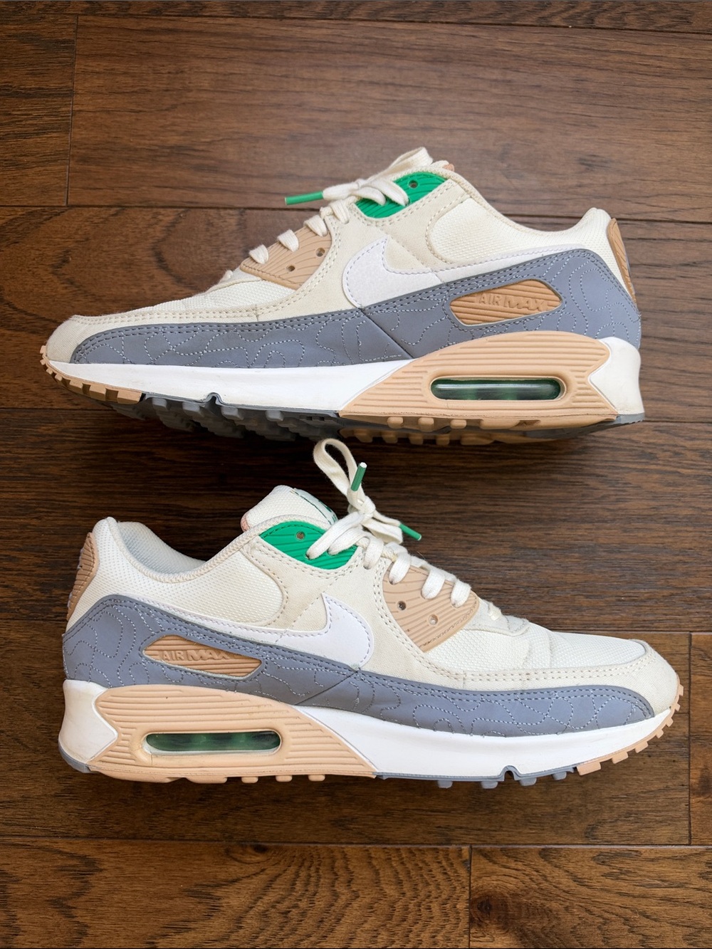 Nike Air Max 90 SE Moving Company Sail Ashen Slate | Size 12M